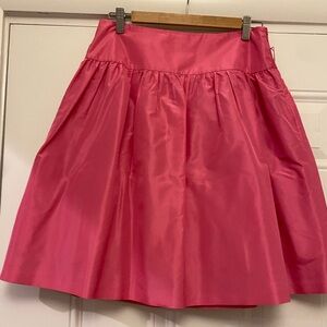 LILLY PULITZER Barbie pink party skirt w/ crinoline underskirt 100% Silk Sz 4